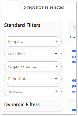 Helios Standard Filters